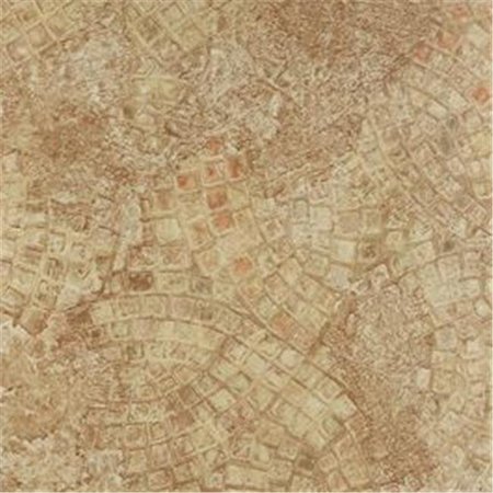 POWERPLAY Achim Importing Co.; Inc.  NEXUS Ancient Beige Mosaic 12 Inch x 12 Inch Self Adhesive Vinyl Floor Tile #329 PO31969